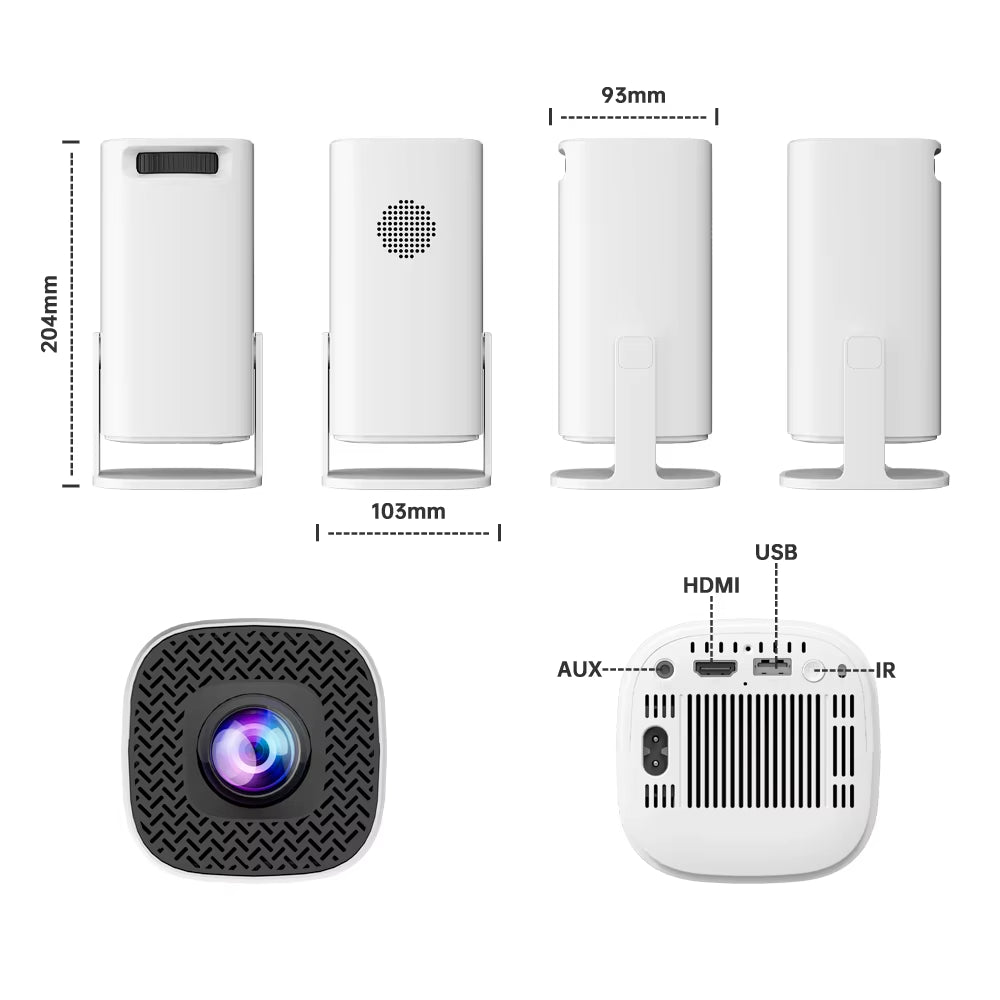 P30 Max Game Projector Mini Freestyle Home Theater for Xiaomi IOS Android Phone 720P Outdoor 1080P 4K Supported HDMI